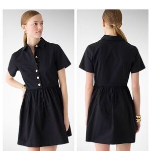 J Crew Margaret A Line Chino Shirt Dress